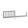 M3099G,The MDB Family,Toddler Bed Conversion Kit in Grey Finish