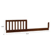 M3099Q,The MDB Family,Toddler Bed Conversion Kit in Espresso Finish