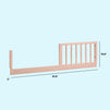 M3199BL,DaVinci,Jenny Lind Toddler Bed Conversion Kit in Blush Pink