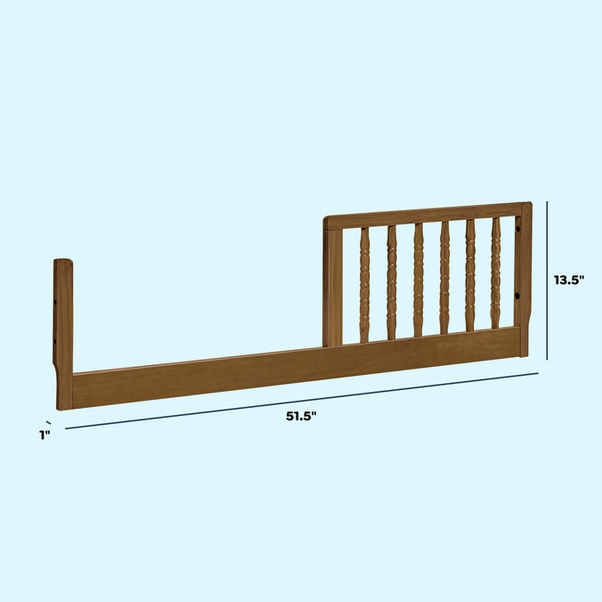 M3199L,DaVinci,Jenny Lind Toddler Bed Conversion Kit in Walnut