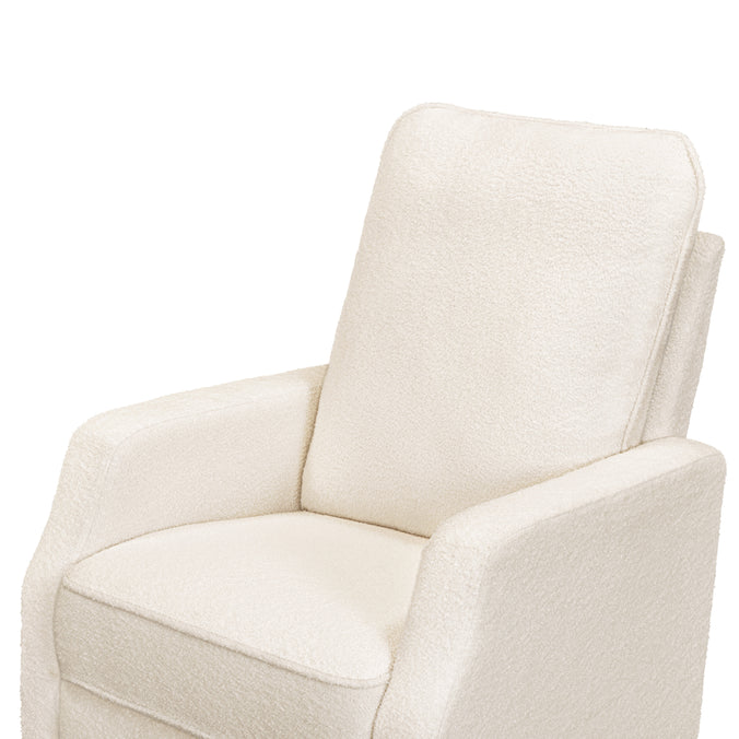 M33187CCB,DaVinci,Lucas Pillowback Swivel Recliner in Cozy Cream Boucle