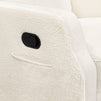 M33187CCB,DaVinci,Lucas Pillowback Swivel Recliner in Cozy Cream Boucle