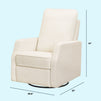 M33187CCB,DaVinci,Lucas Pillowback Swivel Recliner in Cozy Cream Boucle