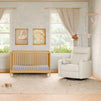 M33201HY,DaVinci,Lainey Bobbins 3-in-1 Convertible Crib in Honey