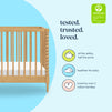 M33201HY,DaVinci,Lainey Bobbins 3-in-1 Convertible Crib in Honey