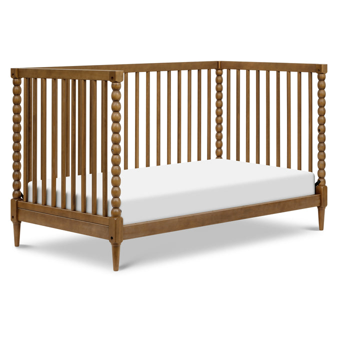 M33201L,DaVinci,Lainey Bobbins 3-in-1 Convertible Crib in Walnut