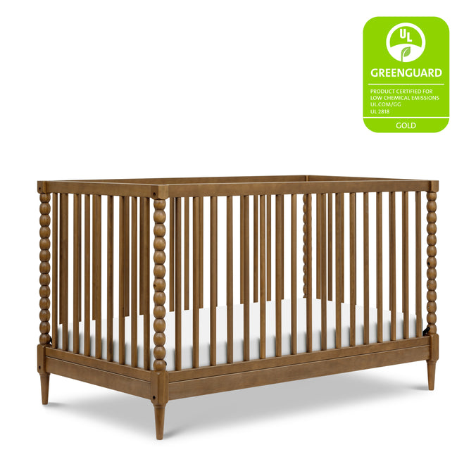 M33201L,DaVinci,Lainey Bobbins 3-in-1 Convertible Crib in Walnut