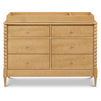 M33226HY,DaVinci,Lainey Bobbins 6-Drawer Dresser in Honey