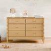 M33226HY,DaVinci,Lainey Bobbins 6-Drawer Dresser in Honey