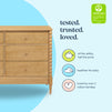 M33226HY,DaVinci,Lainey Bobbins 6-Drawer Dresser in Honey