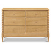 M33226HY,DaVinci,Lainey Bobbins 6-Drawer Dresser in Honey