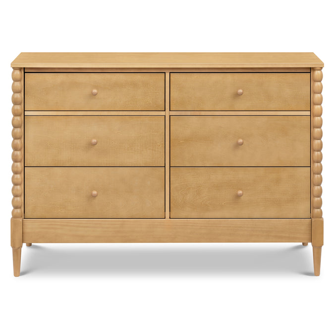 M33226HY,DaVinci,Lainey Bobbins 6-Drawer Dresser in Honey