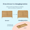 M33226HY,DaVinci,Lainey Bobbins 6-Drawer Dresser in Honey