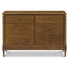 M33226L,DaVinci,Lainey Bobbins 6-Drawer Dresser in Walnut