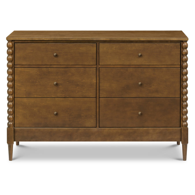 M33226L,DaVinci,Lainey Bobbins 6-Drawer Dresser in Walnut