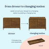 M33226L,DaVinci,Lainey Bobbins 6-Drawer Dresser in Walnut