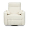 M33787CCC,DaVinci,Atlas Swivel Recliner in Cozy Cream Corduroy