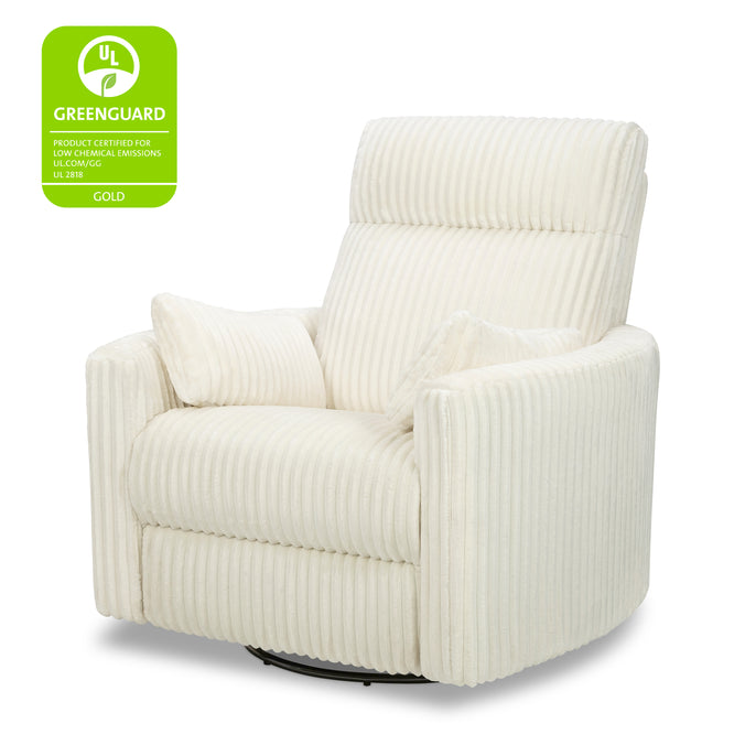 M33787CCC,DaVinci,Atlas Swivel Recliner in Cozy Cream Corduroy