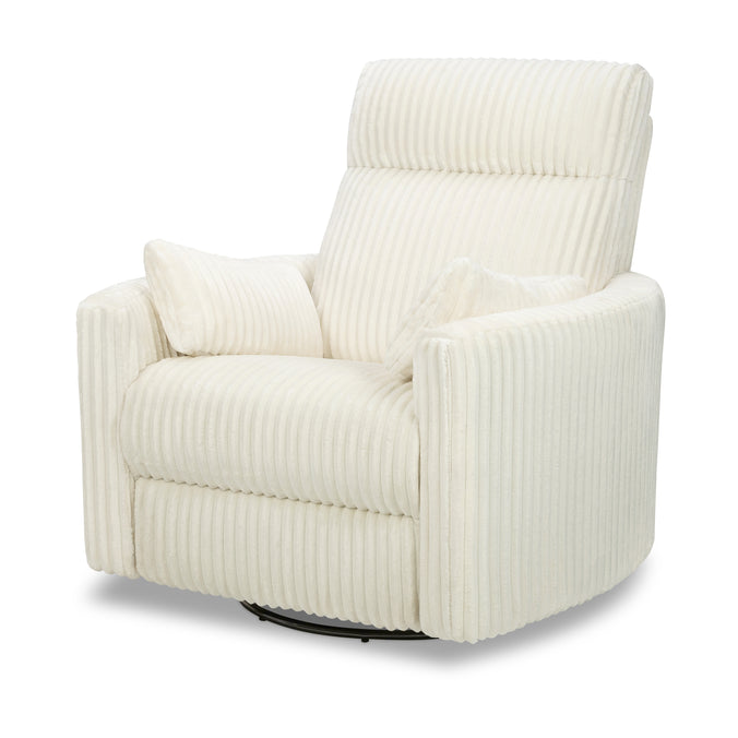 M33787CCC,DaVinci,Atlas Swivel Recliner in Cozy Cream Corduroy
