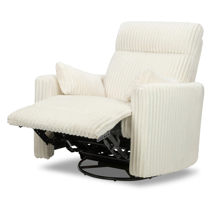 M33787CCC,DaVinci,Atlas Swivel Recliner in Cozy Cream Corduroy