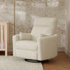 M33787CCC,DaVinci,Atlas Swivel Recliner in Cozy Cream Corduroy