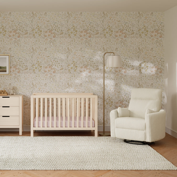 M33787CCC,DaVinci,Atlas Swivel Recliner in Cozy Cream Corduroy