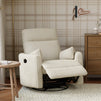 M33787CCC,DaVinci,Atlas Swivel Recliner in Cozy Cream Corduroy