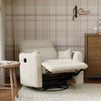 M33787CCC,DaVinci,Atlas Swivel Recliner in Cozy Cream Corduroy