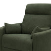 M33787COB,DaVinci,Atlas Swivel Recliner in Cozy Olive Boucle