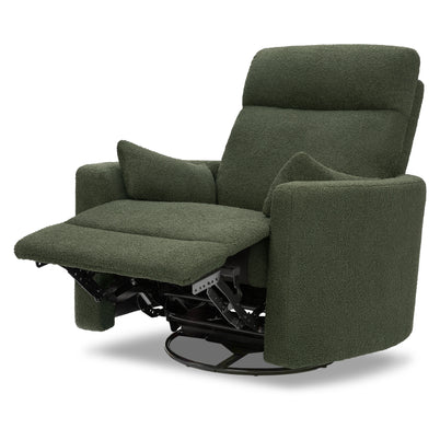 M33787COB,DaVinci,Atlas Swivel Recliner in Cozy Olive Boucle