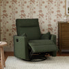 M33787COB,DaVinci,Atlas Swivel Recliner in Cozy Olive Boucle