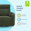 M33787COB,DaVinci,Atlas Swivel Recliner in Cozy Olive Boucle