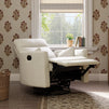 M33787VN,DaVinci,Atlas Swivel Recliner in Vanilla
