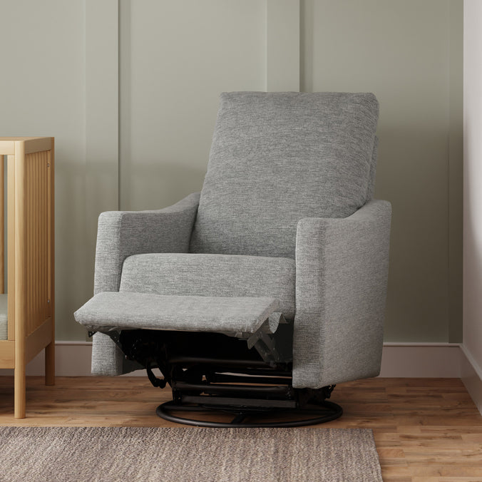M33887FTG,DaVinci,Jonah Swivel Recliner in Frost Grey
