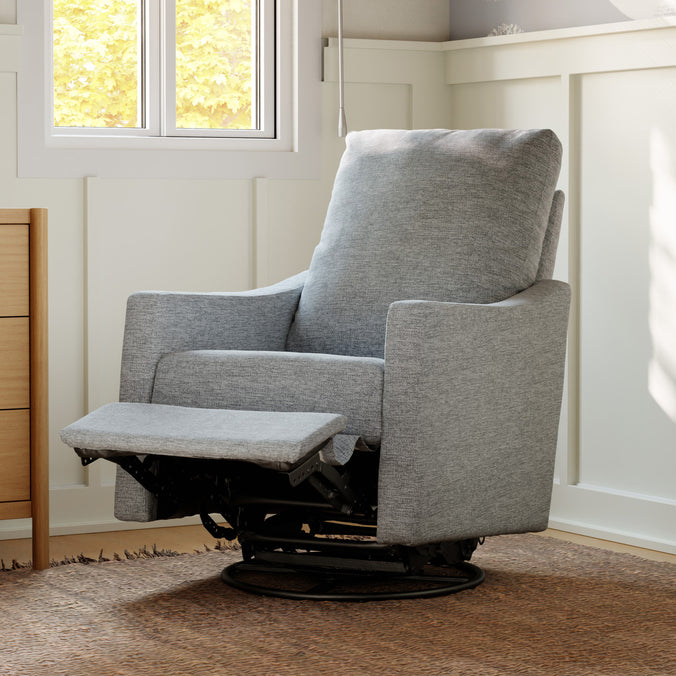 M33887FTG,DaVinci,Jonah Swivel Recliner in Frost Grey