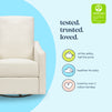 M33887VN,DaVinci,Jonah Swivel Recliner in Vanilla