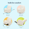 M34087CCB,DaVinci,Calder Swivel Recliner in Cozy Cream Boucle