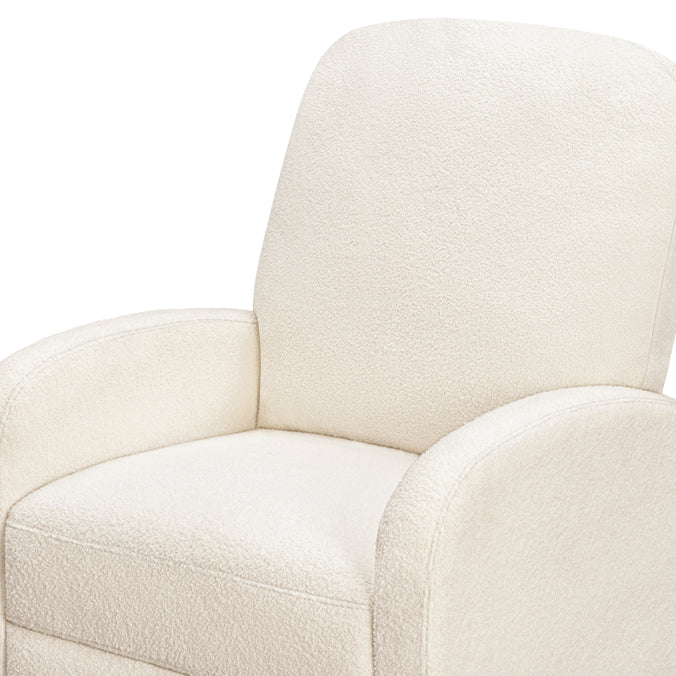 M34087CCB,DaVinci,Calder Swivel Recliner in Cozy Cream Boucle