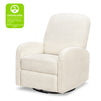 M34087CCB,DaVinci,Calder Swivel Recliner in Cozy Cream Boucle