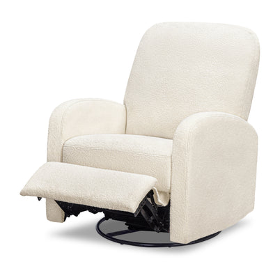 M34087CCB,DaVinci,Calder Swivel Recliner in Cozy Cream Boucle