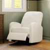 M34087CCB,DaVinci,Calder Swivel Recliner in Cozy Cream Boucle