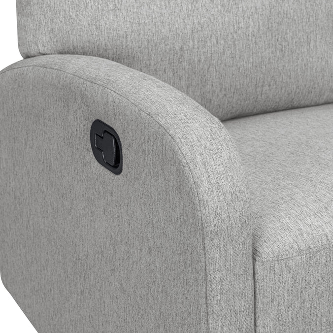 M34087FTG,DaVinci,Calder Swivel Recliner in Frost Grey
