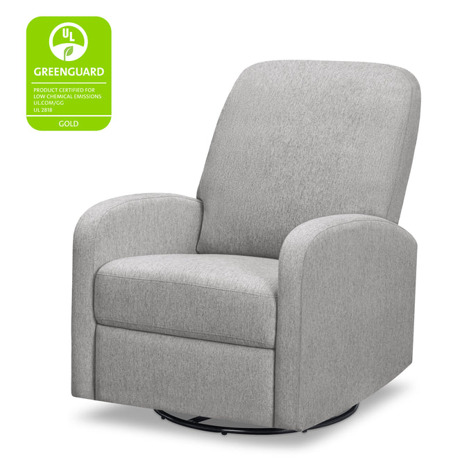 M34087FTG,DaVinci,Calder Swivel Recliner in Frost Grey