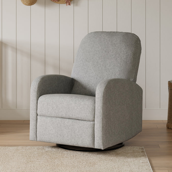 M34087FTG,DaVinci,Calder Swivel Recliner in Frost Grey
