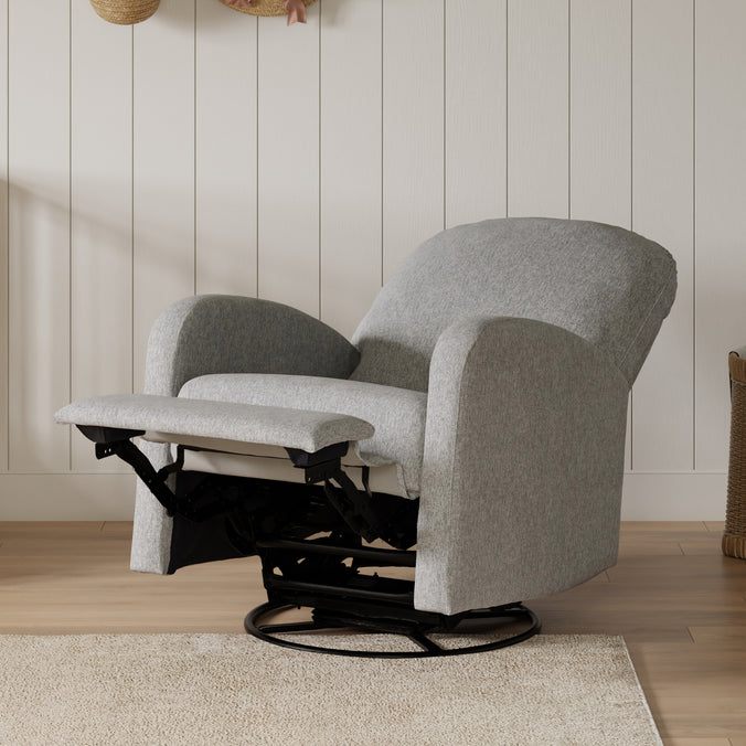 M34087FTG,DaVinci,Calder Swivel Recliner in Frost Grey