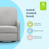 M34087FTG,DaVinci,Calder Swivel Recliner in Frost Grey