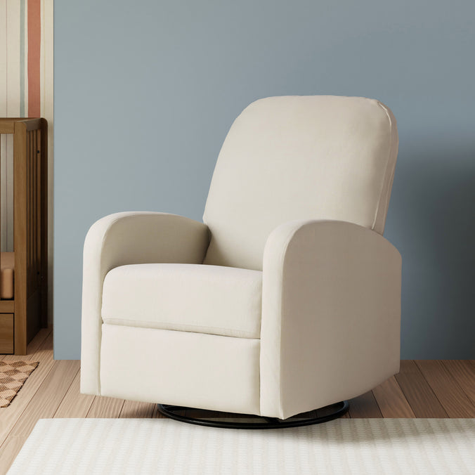 M34087VN,DaVinci,Calder Swivel Recliner in Vanilla