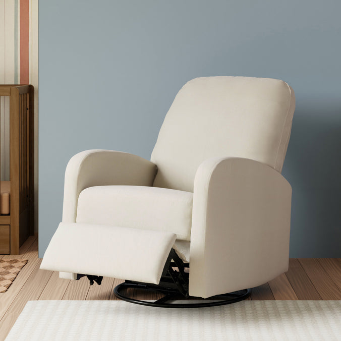M34087VN,DaVinci,Calder Swivel Recliner in Vanilla
