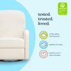 M34087VN,DaVinci,Calder Swivel Recliner in Vanilla