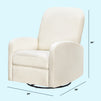 M34087VN,DaVinci,Calder Swivel Recliner in Vanilla
